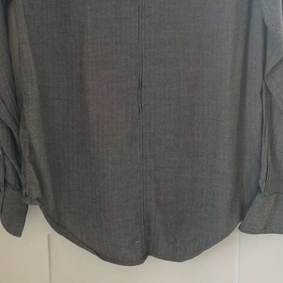 Rag and Bone - Men's Fit 2 Tomlin Shirt - Black and White Herringbone - size M - Picture 13 of 16